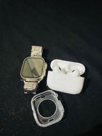 I20 Ultra Max Smart Watch 10-in-1 box set comes with EarBurds - the makoza hub