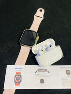 I20 Ultra Max Smart Watch 10-in-1 box set comes with EarBurds - the makoza hub