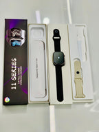 Series 11 Apple Logo Watch Smooth performance Good battery life